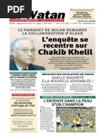 EL WATAN DU 27.10.2014