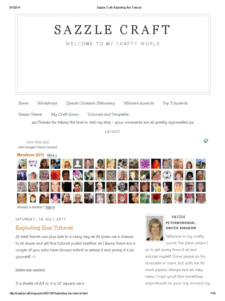 Exploding Box Tutorial Pdf Business