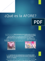 Qué es la AFORE