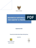 Indonesia National Report for Habitat III Preparation