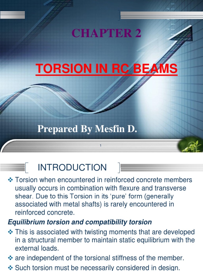 Design of Reinforce Concrete Torsion in Beams Slides | PDF | Stress ...