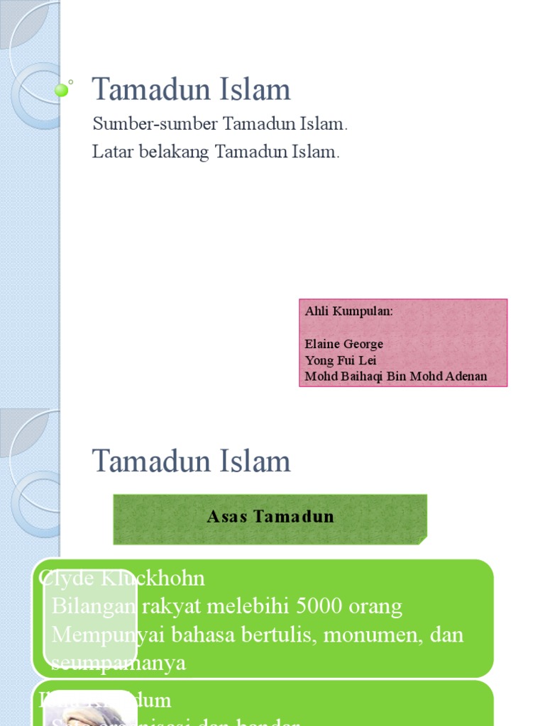 Konsep Tamadun