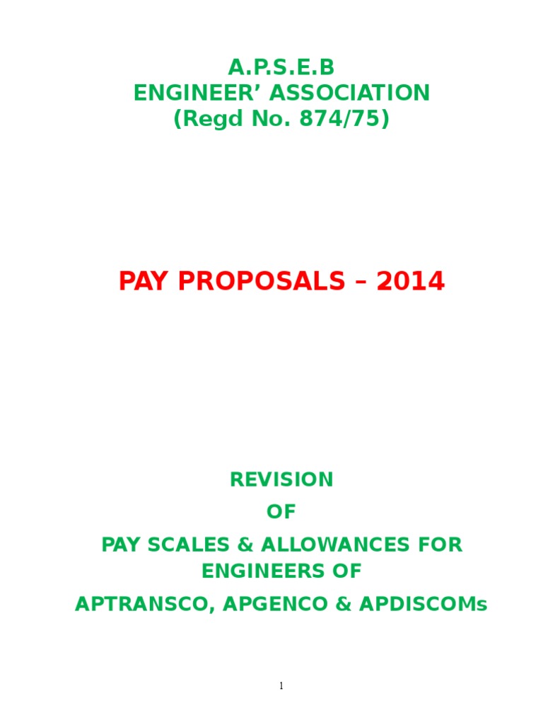 2014 Pay Revision for AP Engineers | PDF | Energy And Resource | Nature