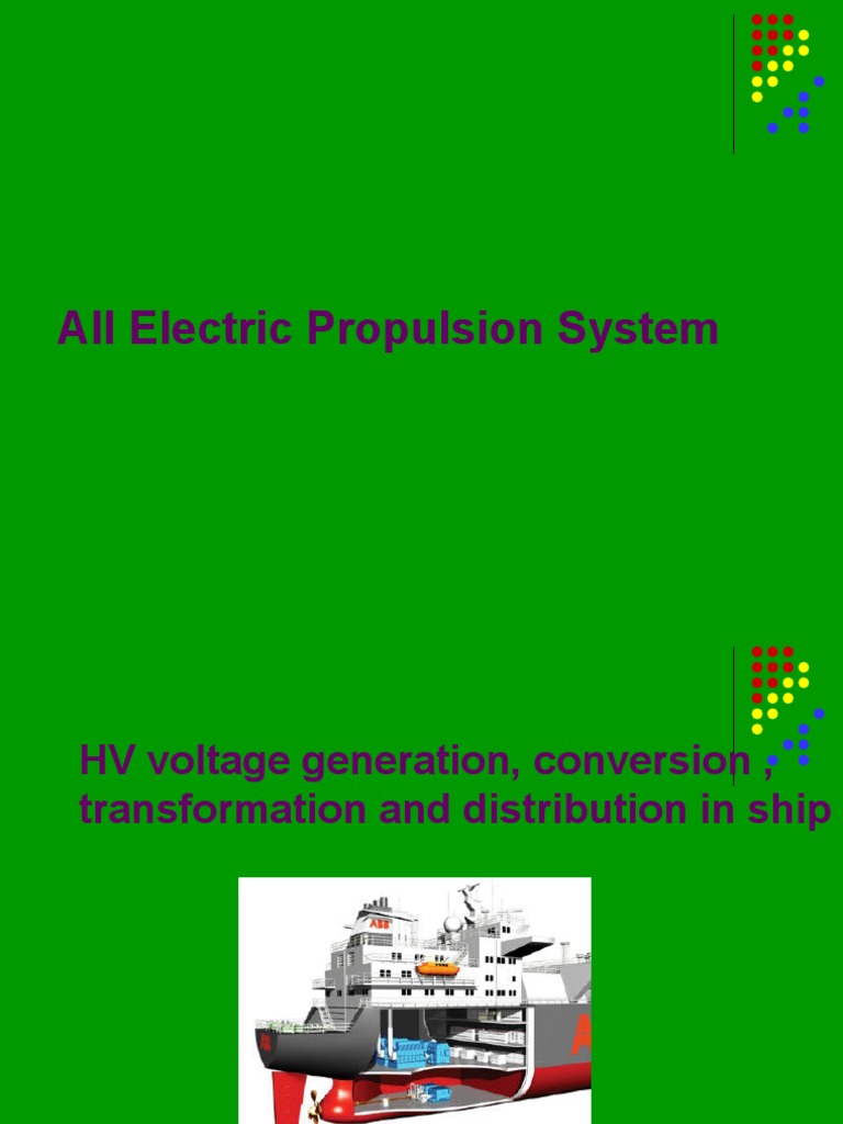 All Electric Ship Propulsion Systems | PDF | Rectifier | Marine Propulsion