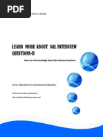 Learn More About SQL Interview Questions-Ii: The Expert'S Voice in SQL Server