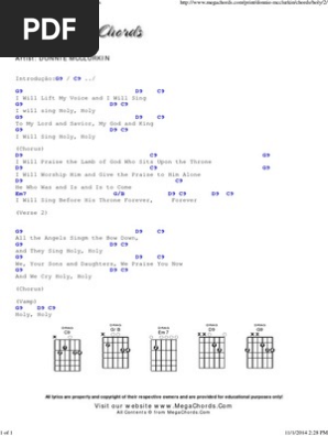 Holy - Donnie Mcclurkin - (G) | PDF