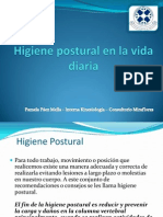 Higiene Postural en La Vida Diaria