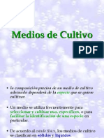 Medios de Cultivo