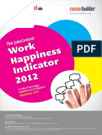 2012 Work Happiness Indicator Survey Report