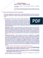 Understanding The Numbers in The Income Statement