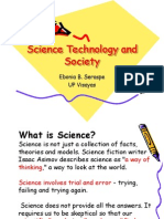 Science Technology and Society: Ebonia B. Seraspe UP Visayas