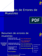 Errores Muestreo