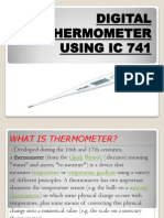 Digital Thermometer Using Ic 741