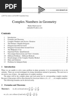 IMOMATH - Complex numbers in geometry