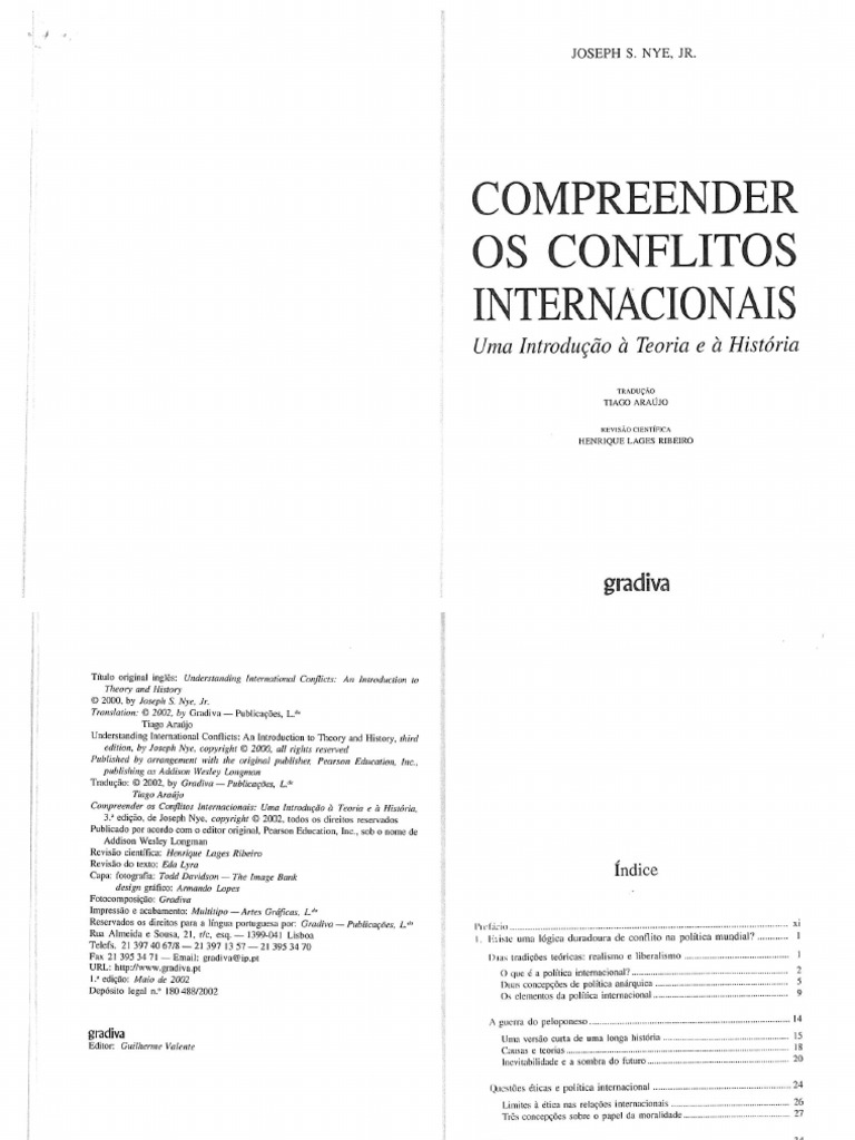 nye compreender os conflitos internacionais