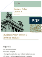 Business Policy: Ola Mattisson