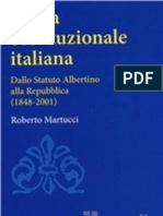 STORIA COSTITUZIONALE ITALIANA (1848 - 2001) - Roberto Martucci