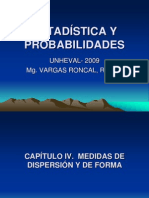 Estadística y Probabilidades Cap IV