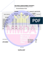 Atendance Profile