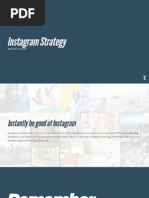 Instagram Strategy