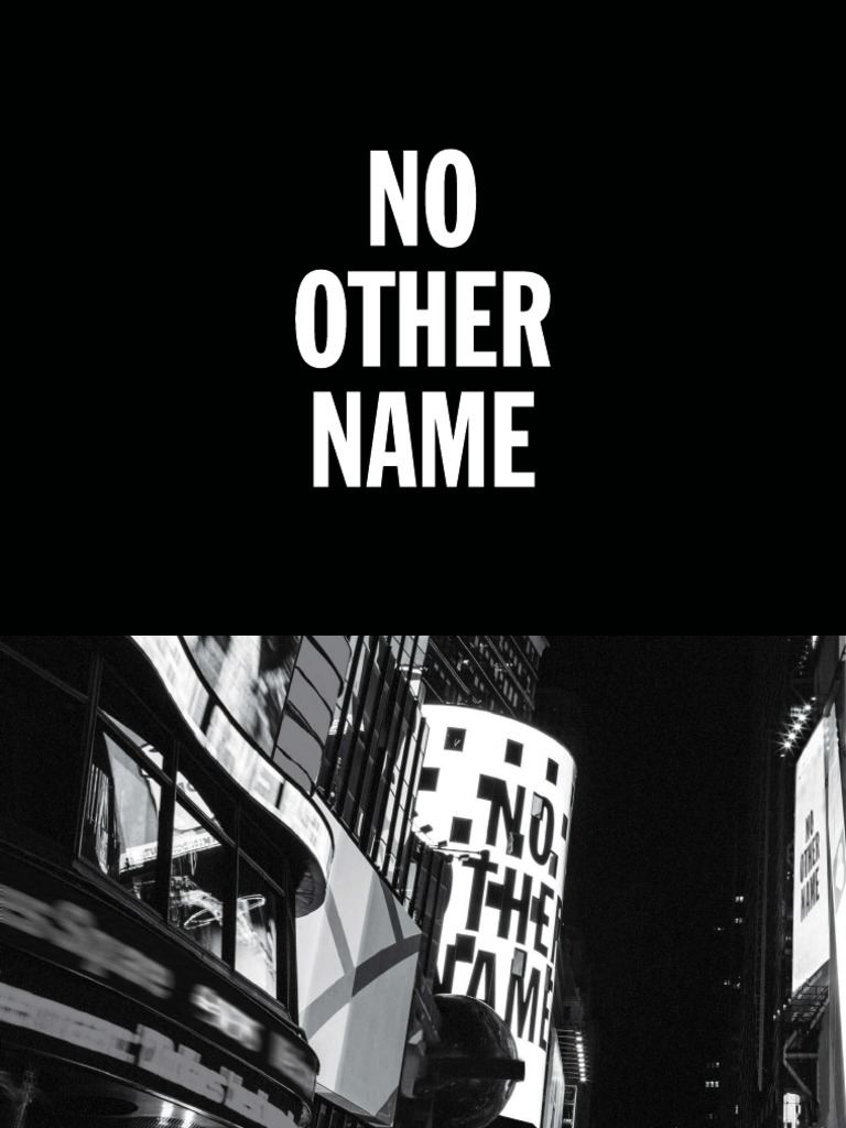 Digital Booklet Hillsong Worship No Other Name Pdf Lord S Prayer Jesus