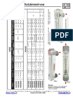Rotámetros: N0414009 N0415307 N0415501 N0416001 N0430004 N0435502 N0445001 N0445508