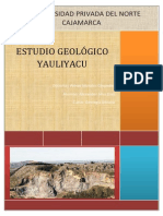 Estudio Geológico Yauliyacu