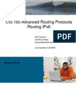 Cis185 BSCI Lecture10 IPv6 Routing