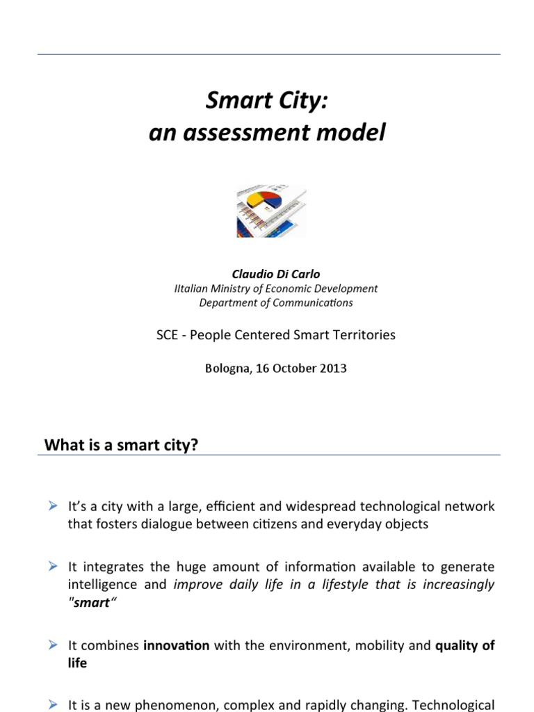 Smart City Assessment Model Overview | PDF | Business