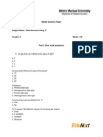 MT0068 Model Question Paper MQP and Keys