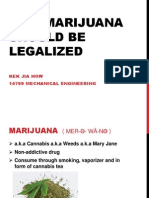 Why Marijuana Should Be Legalized