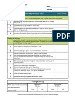 first aid skills sheet