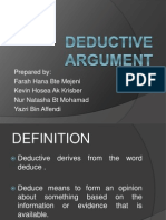 Deductive Argument