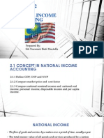 National Income Accounting: Prepared By: Siti Nurazani Binti Mustaffa