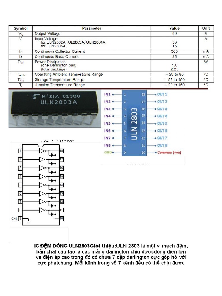 Uln2803 | PDF