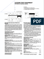 Agilent 3762A 3763A 3764A Test Set Data Sheet