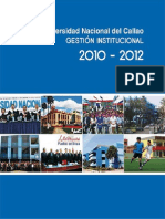 Gestion Institucional Unac 2010-2012