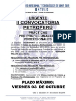 II Convocatoria Petroperu