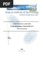 Documentation for CRC-16