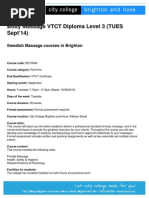 City College Part Time Body Massage Vtct Diploma Level 3 Tues Sept 14(1)