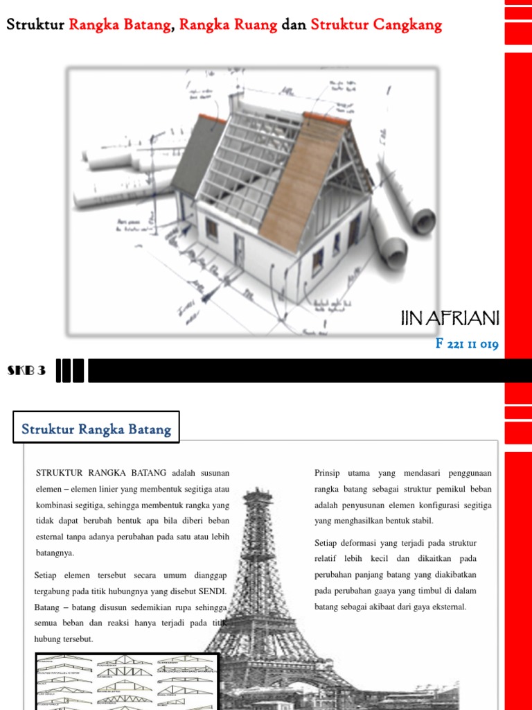  Struktur  Rangka  Batang Dan Rangka  Ruang  Berbagi Struktur 