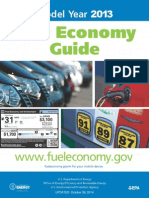 Updated 2014 Fuel Economy Guide for Choosing Efficient Vehicles