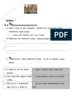 (Worksheet) Date:: Expressing Contrast and Opposition