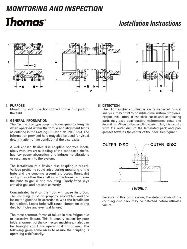 Monitoring and Maintaining Flexible Disc Couplings A Guide to