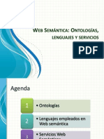 Web Semántica: Ontologías, Servicios y Lenguajes