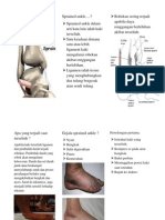 Pamplet Sprained Ankle