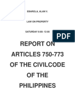 Law on Property Report EBAROLA, ALAN v. 10.08.2014