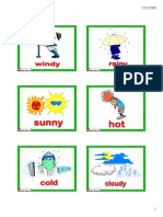 Weather Flashcards