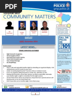 Gatley Police Newsletter, November 2014