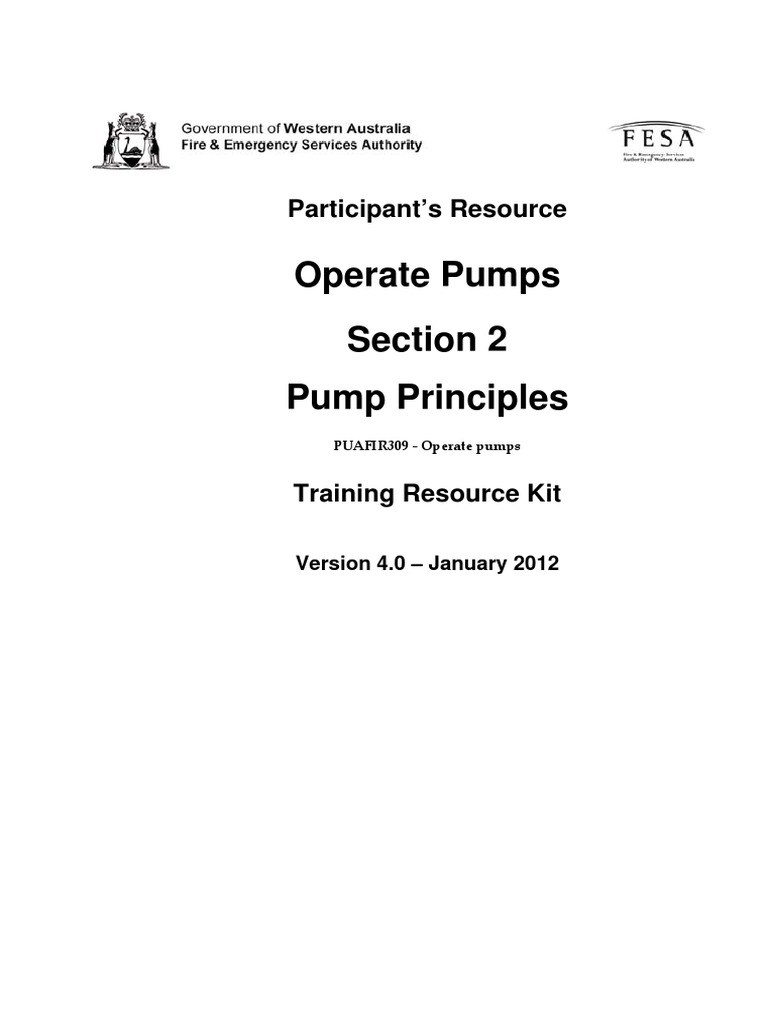 Multistage Pump Operation Principles | PDF